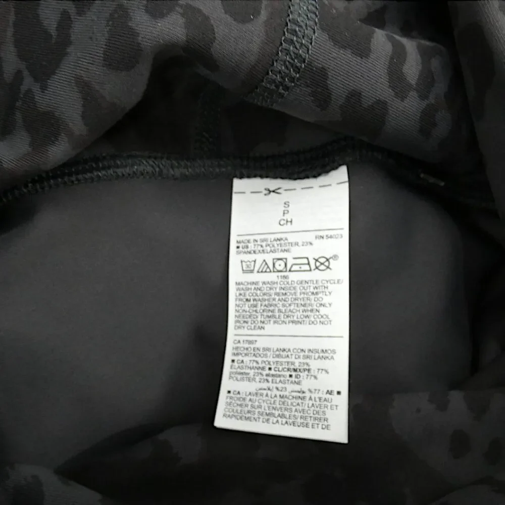 NWT Old Navy S Powersoft Leopard Leggings Extra High Rise Athleisure Gymcore - Picture 7 of 11
